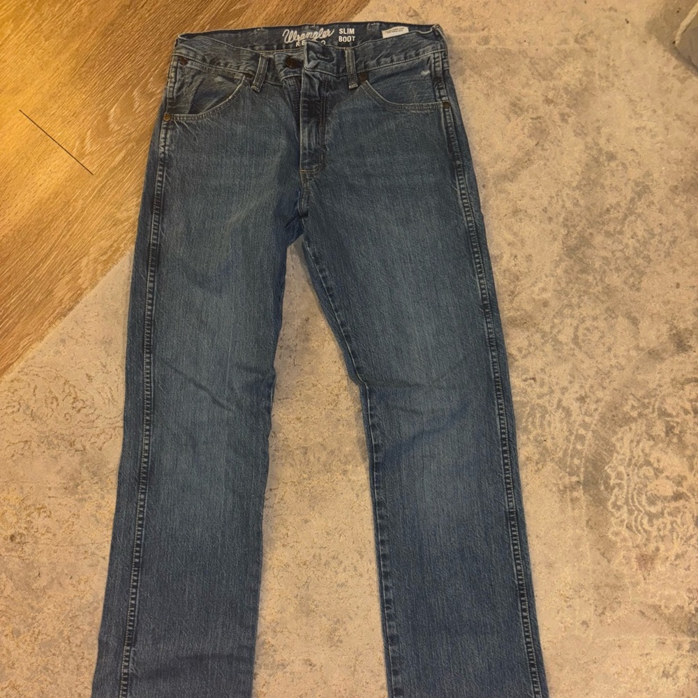 Wrangler Retro Slim Boot Blue Jeans NWOT